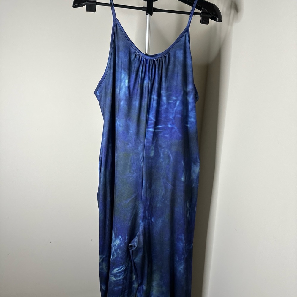 Stylish Blue Jumpsuit